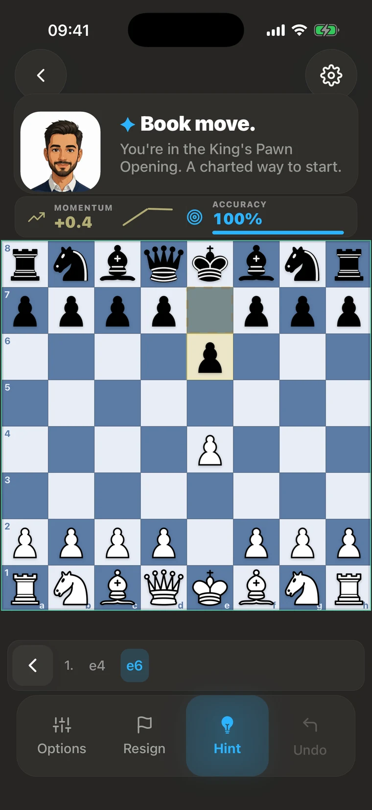 Eloqi coaching out loud during a game